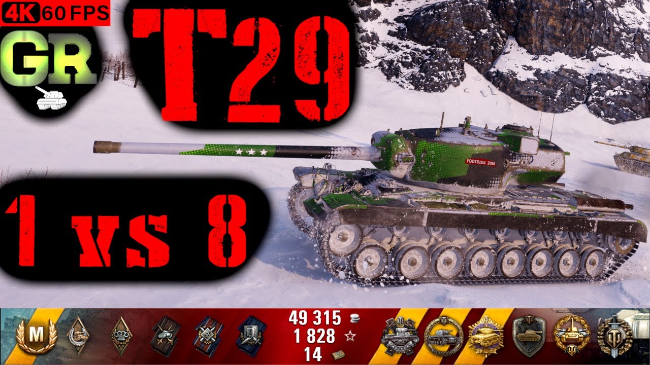 World of Tanks T29 Replay - 11 Kills 4.9K DMG(Patch 1.4.1)