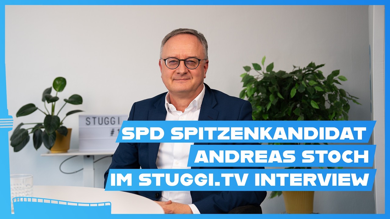 SPD-Spitzenkandidat Stoch: „Grüne im Wahlkampf kaum wiederzuerkennen“ | STUGGI.TV