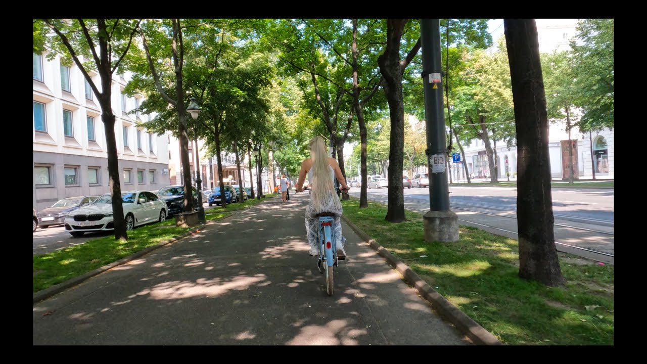 Biking Adventure in Vienna: Exploring the Donauinsel, Drone Shots, and Tasty Delights