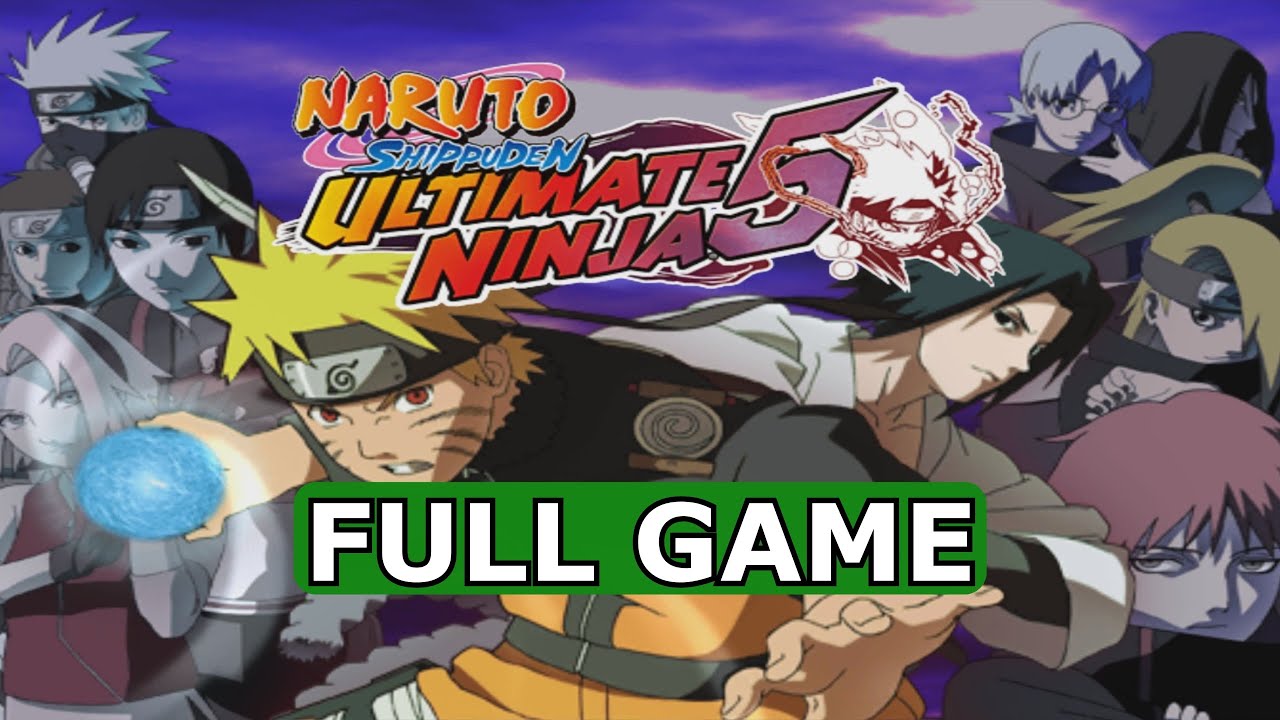 Naruto Shippuden Ultimate Ninja 5 - JOGO COMPLETO Passo a Passo (PS2)