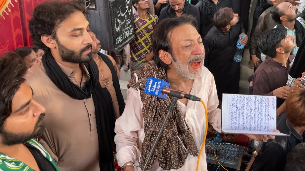 New Noha - Hassan Sadiq , Raza Hassan -  Zindan Vich Akhay Masooma - At Ali Abbas House Satyana Fsd.