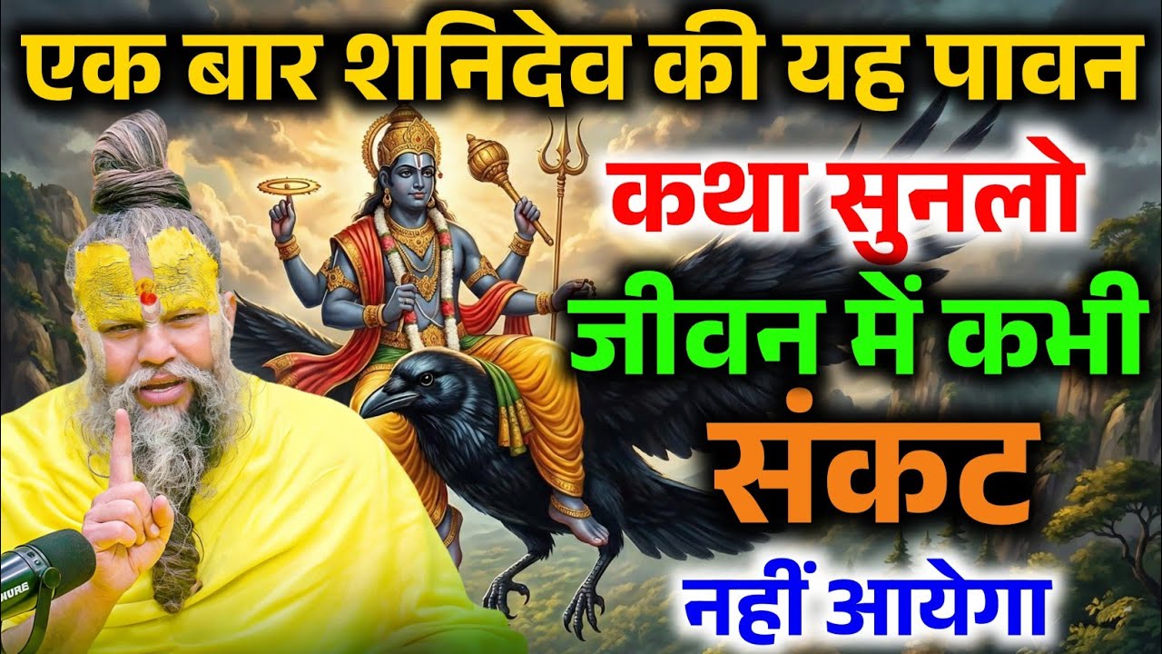 एक बार शनिदेव की यह दिव्य कथा सुन लो, जीवन में कभी संकट नहीं आएगा ! Premanand Ji Maharaj