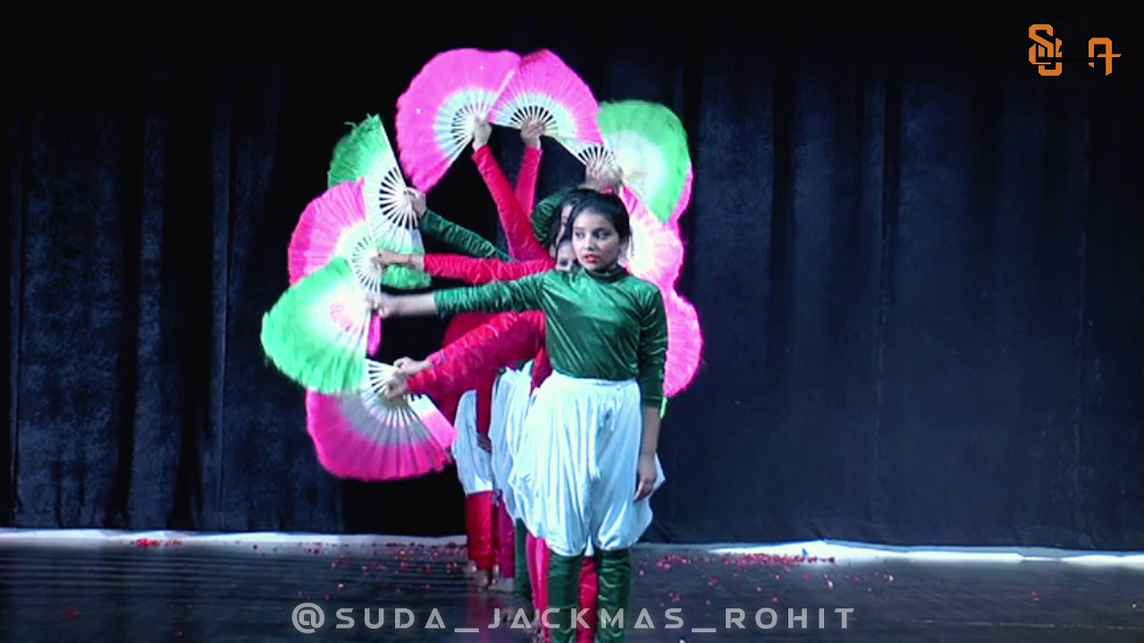 FAN DANCE Vande Mataram | Lata Mangeshkar,  STEP UP DANCE ACADEMY