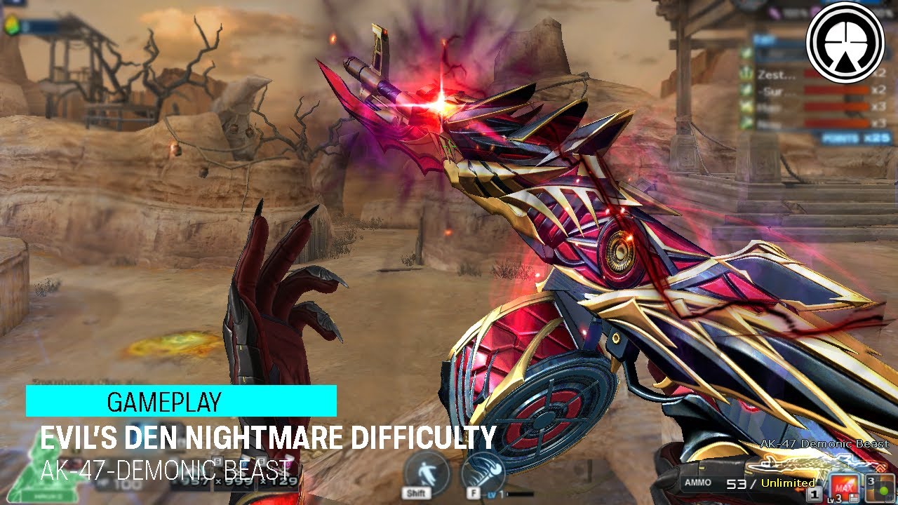 AK-47-Demonic Beast (Showcase) ft. Evil's Den (NIGHTMARE) || CrossFire Philippines