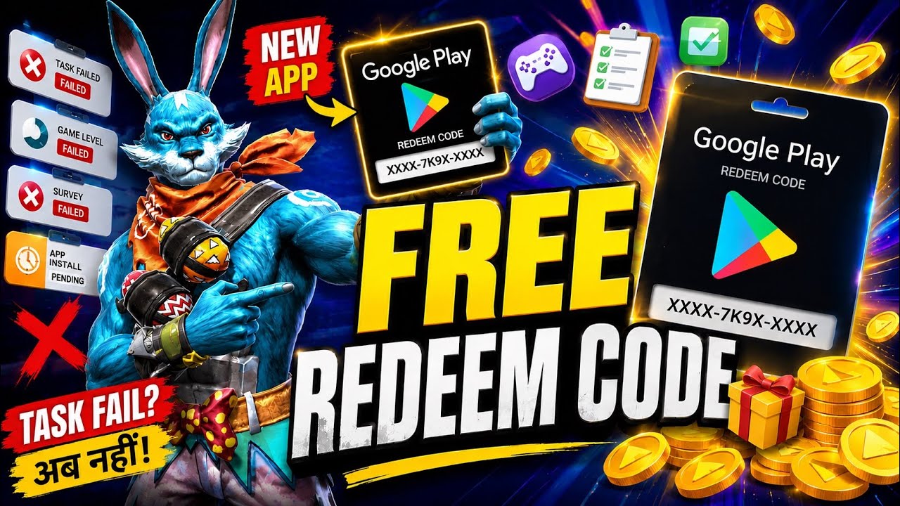 FREE REDEEM CODE NEW APP😎| 100 GOOGLE PLAY REDEEM CODE🤩| HOW TO GET PLAY STORE REDEEM CODES🥳