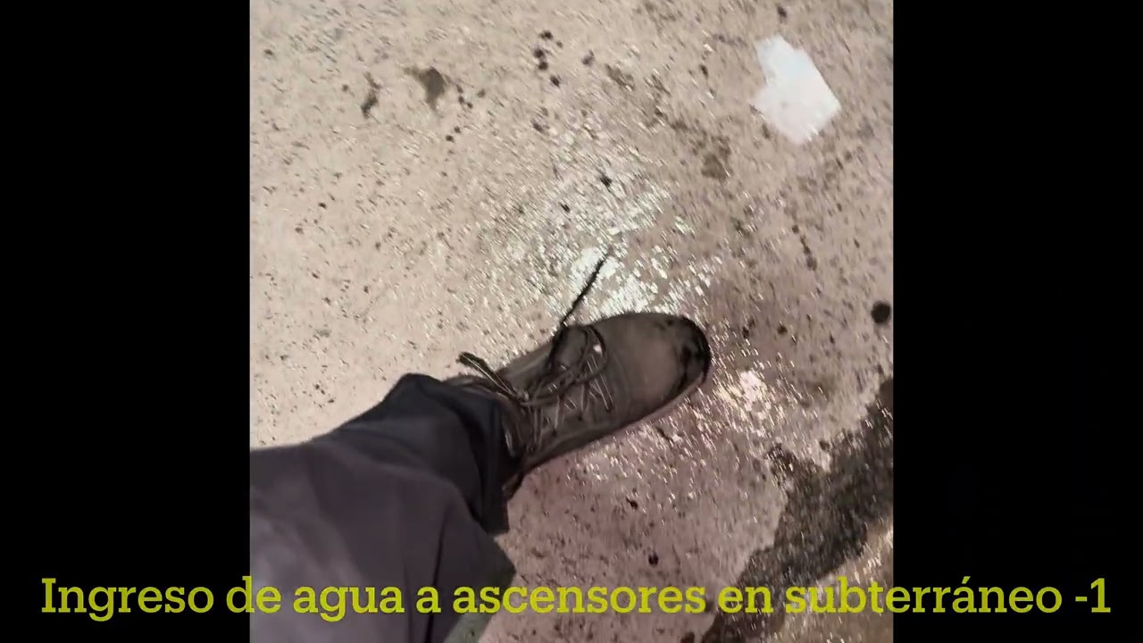 Incidente filtración  agua ascensores N°3 y N°4 edificio Córdoba 