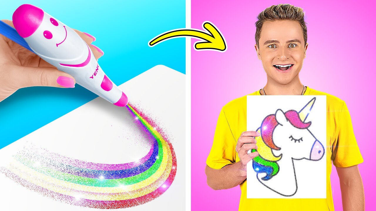 حرف فنية رائعة وحيل مدرسية! 🎨✨ الطلاب الأغنياء مقابل الطلاب الفقراء بواسطة 123 GO!