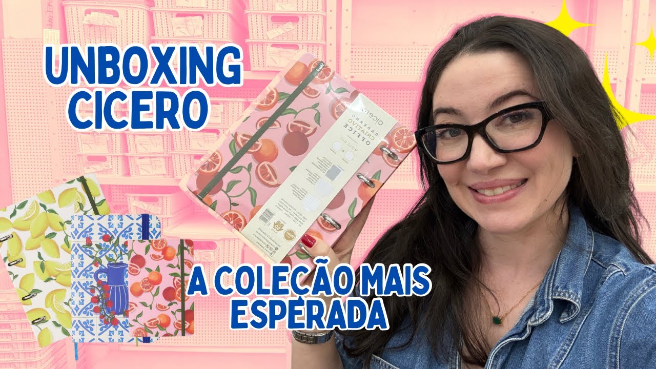 Nova Coleção Cícero chegou! 🍋 Unboxing + Sorteio Especial | Papelaria Unicórnio