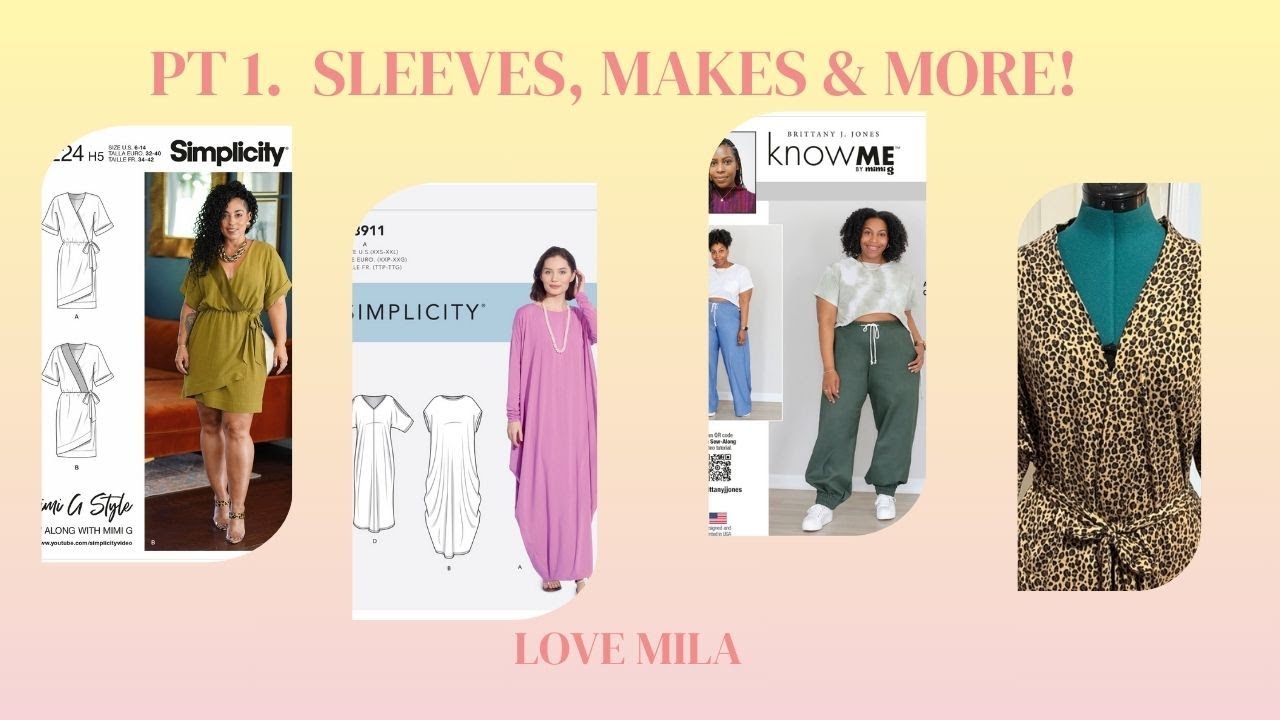 Part 1: drop sleeve & dolman sleeve patterns, recent makes and plans!