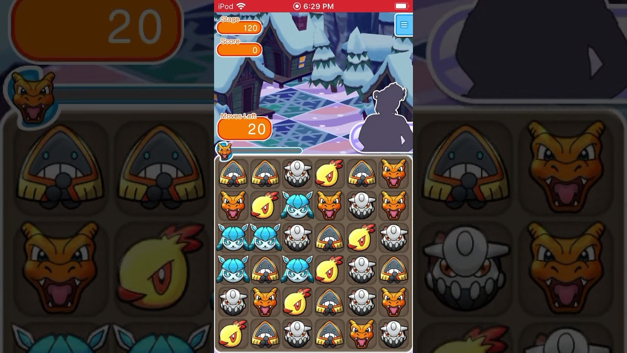 Pokémon Shuffle - Stage 120 How to clear Mega Glalie stage