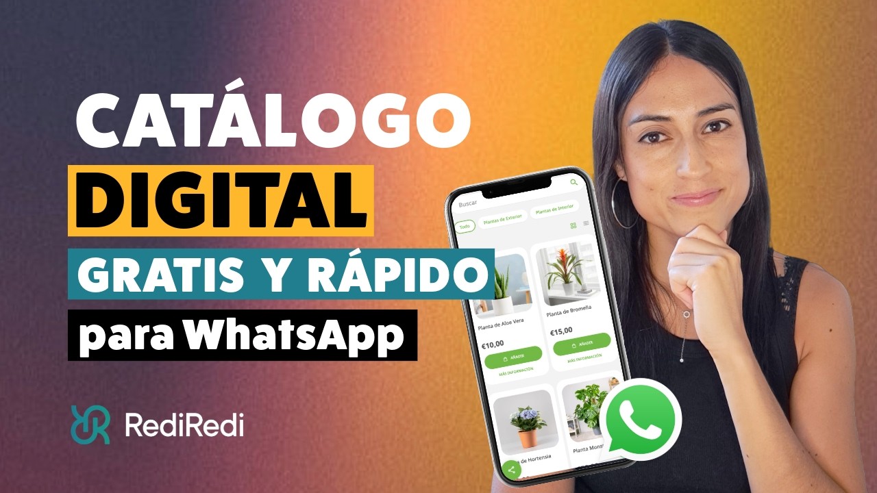📚 Tutorial: Crea tu CATÁLOGO Digital Interactivo GRATIS, fácil y rápido con RediRedi 🌟 2025