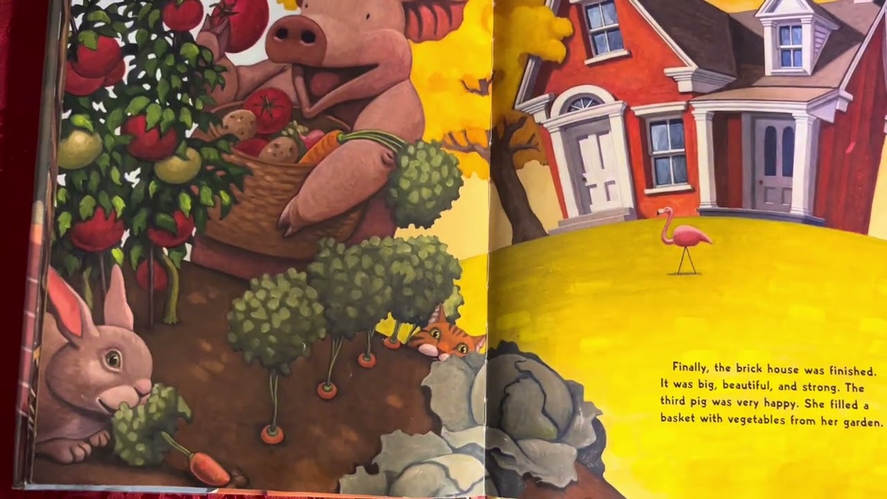 The Three Little Pigs and the somewhat BAD WOLF 