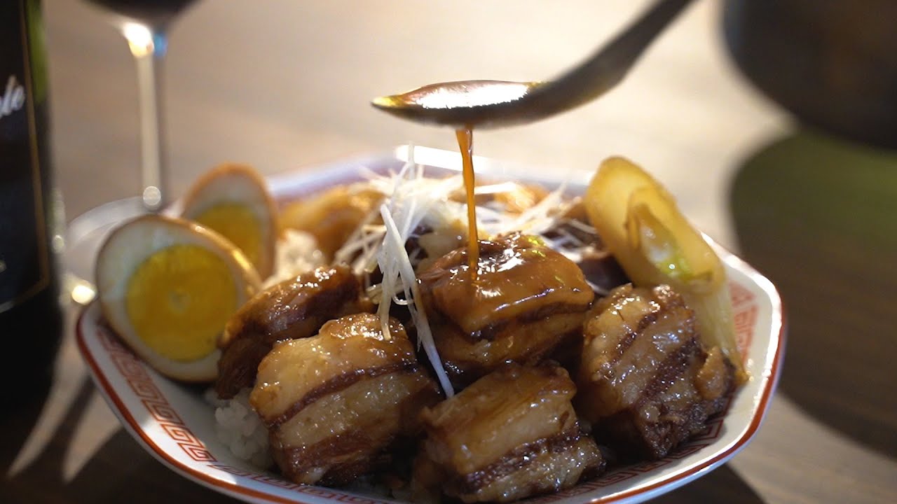 Soy-Braised Porkーぷるぷる角煮の作り方