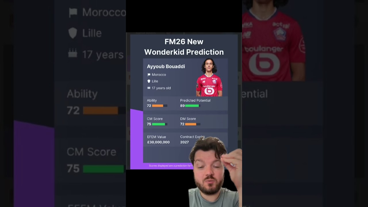 Лучшие вундеркинды в FM26, часть 1 #footballmanager #fm26 #football #fmscout #holdmyheim