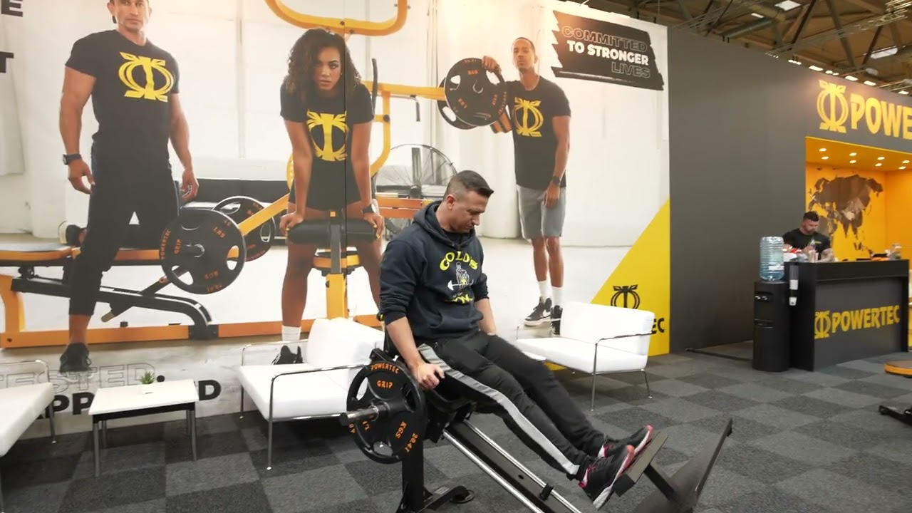 Petite presse à cuisses, Powertec pour home gym