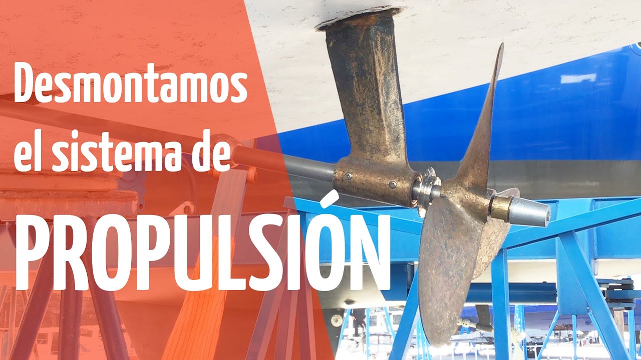 Montaje hélice y ánodos de sacrificio en velero de 40 pies - Escuela Náutica Principado de Asturias.
