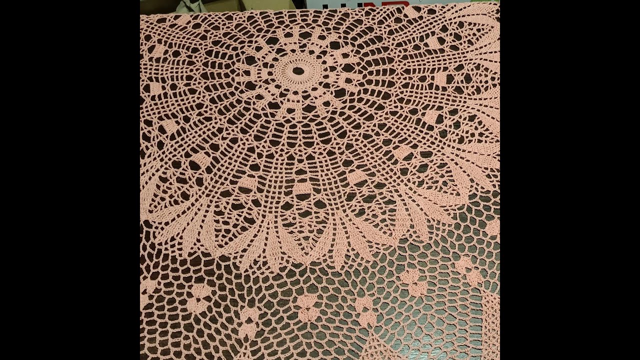 Duży szydełkowy obrus cz.1/8 (rz.1-20)-big doily rows1-20