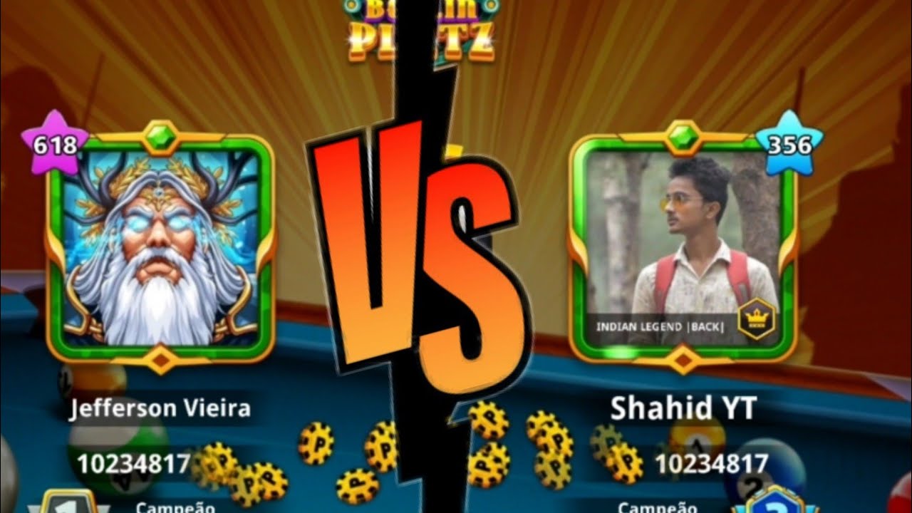 O JOGO MAIS LINDO DO 8BALL POOL BRASIL VS ÍNDIA