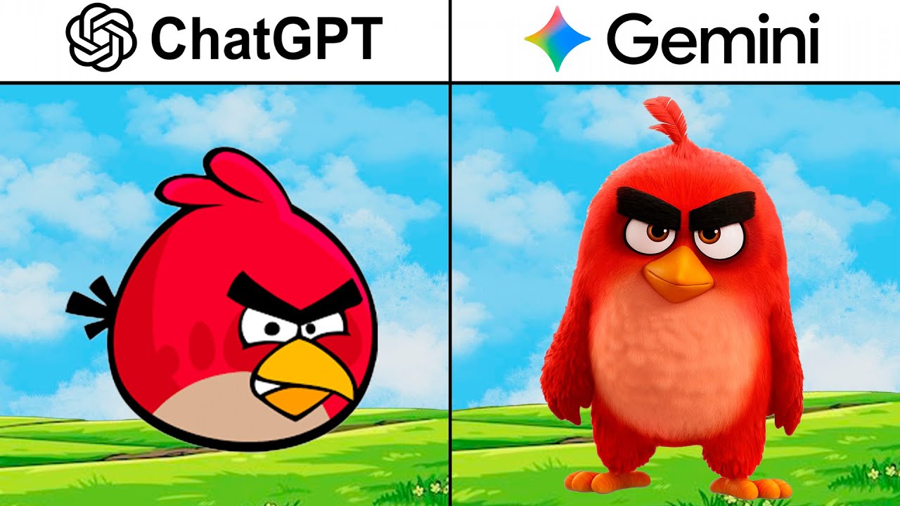 ИИ создал Angry Birds | ChatGPT vs Gemini vs Grok vs Deepseek vs Claude
