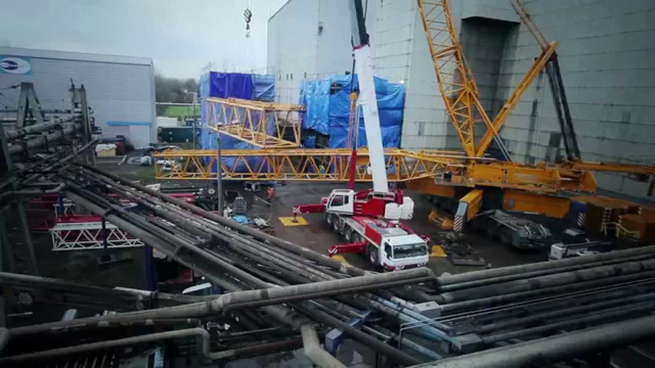 LEWANDOWSKA DŹWIGI NAJWIĘKSZY DŹWIG W POLSCE LIEBHERR LG 1750