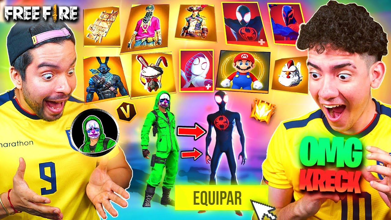 SORPRENDO A "DONATO Y ANTRONIX" AL MOSTRARLE TODO LO QUE TIENE "MI CUENTA DE FREE FIRE"!!😱 *EPICO*