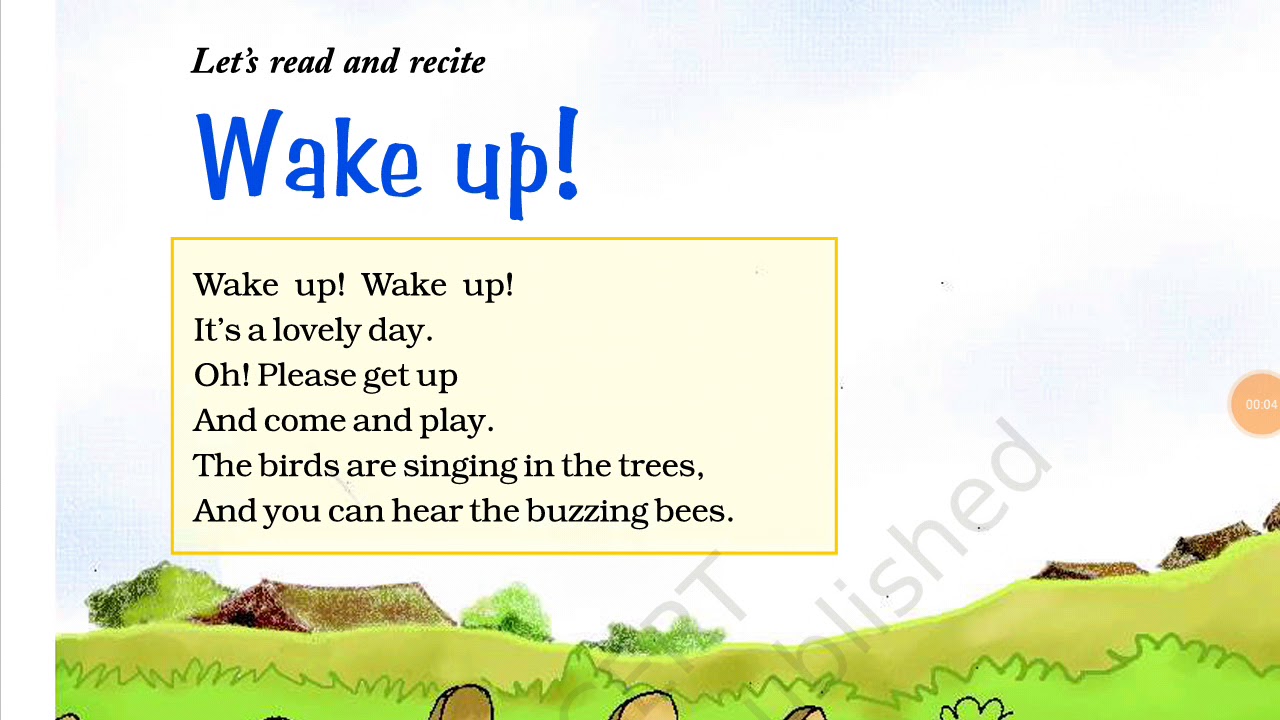 WAKE UP!! NCERT ENGLISH CLASS 4TH UNIT 1 FULL EXPLAINATION हिंदी में