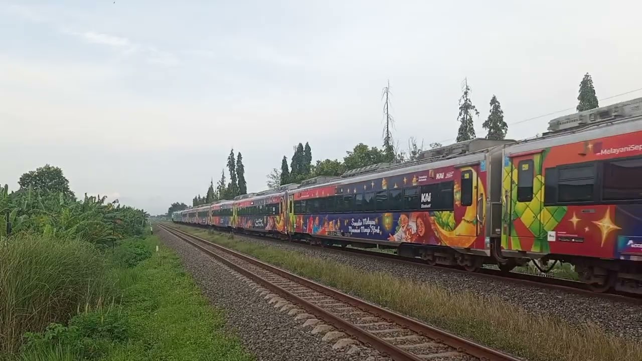 SUPER RAMAI! Ngabuburit Hunting Kereta Api Sore Hari Ramadhan ke-16 di JPL 49 Blooto Mojokerto