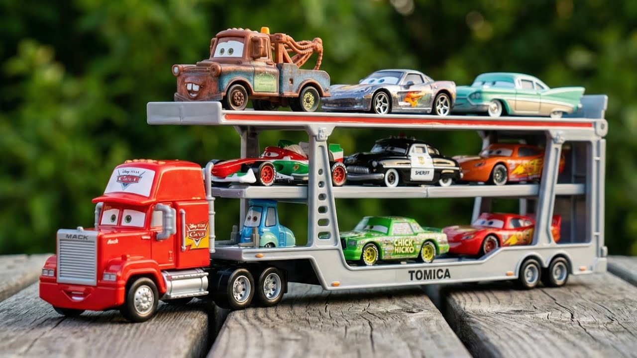 Disney Pixar Cars toys Review | Lightning McQueen, Finn McMissile, Mack, Doc Hudson,Cruz Ramirez