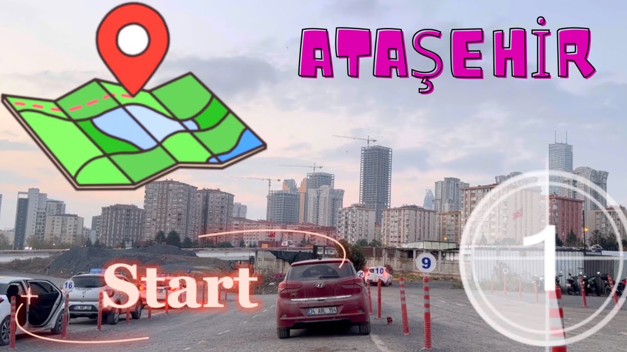 İstanbul - Ataşehir Sınav Güzergahı (Eğitim Alanı)