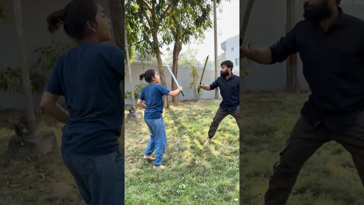 Indian Martialarts sword fighting 