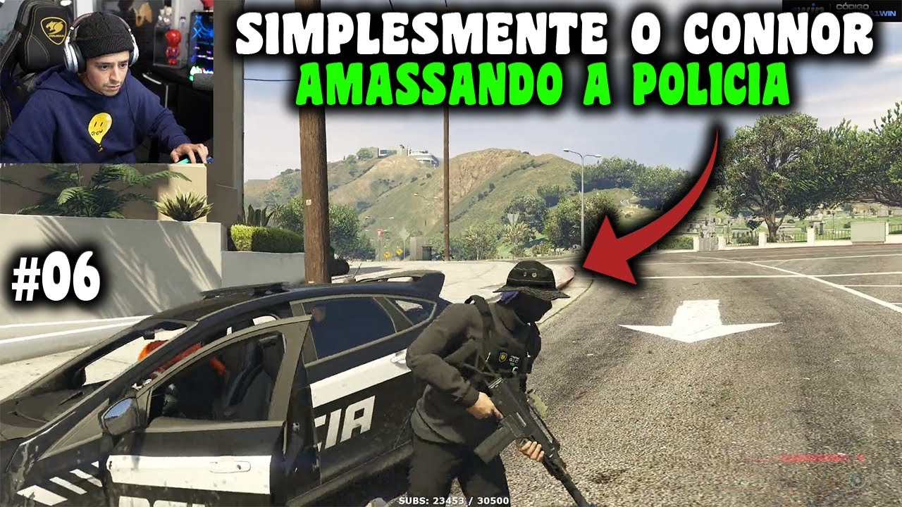 SIMPLESMENTE O CONNOR AMASSANDO A POLICIA DO CIDADE ATAL! EP 06