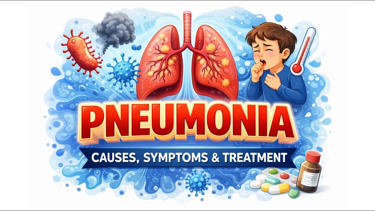 PNEUMONIA | Complete & Easy Explanation for Nursing & Medical Exams | Nursing Tutorial #nursing