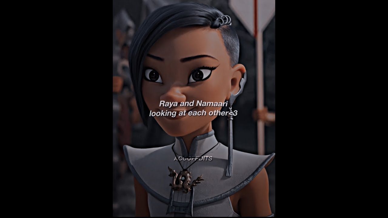 Raya and Namaari looking at each other♡ (tiktok trend) | #raya #edit #disney #shorts