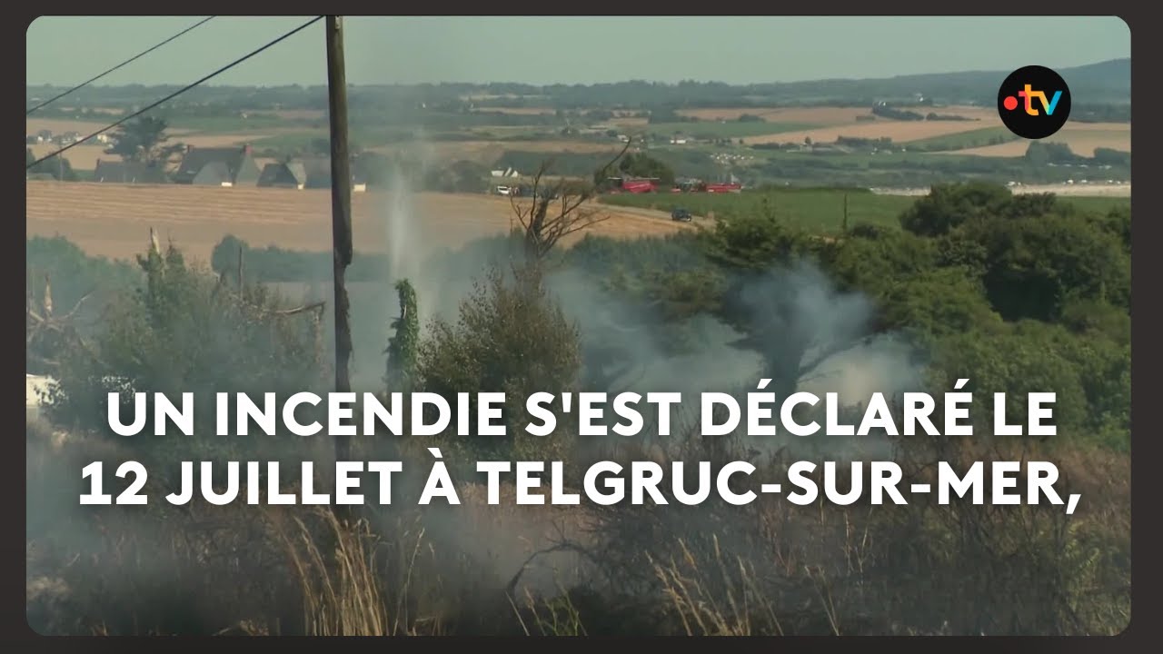 Incendie Telgruc-sur-mer