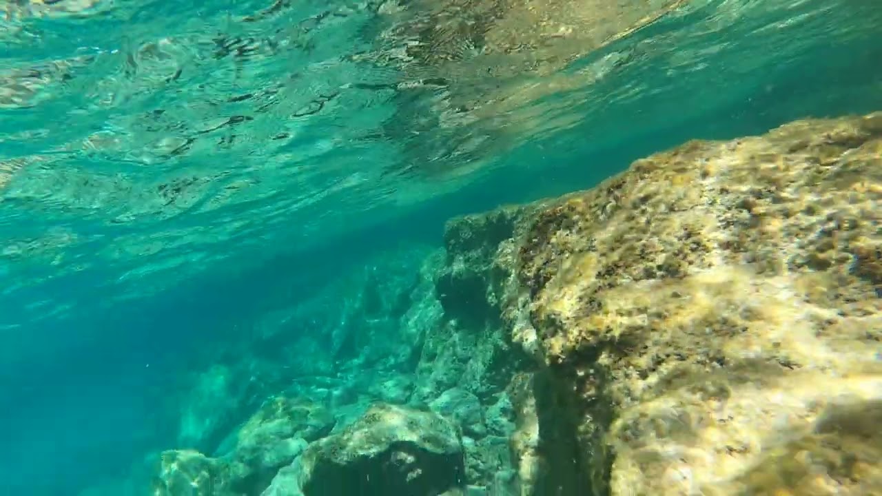 Spain Mallorca 4k Cala Agulla beach 2022🏖 Psalms Christian Feed ✝️ Fish🐠 Nature Relaxing GoPro 8.
