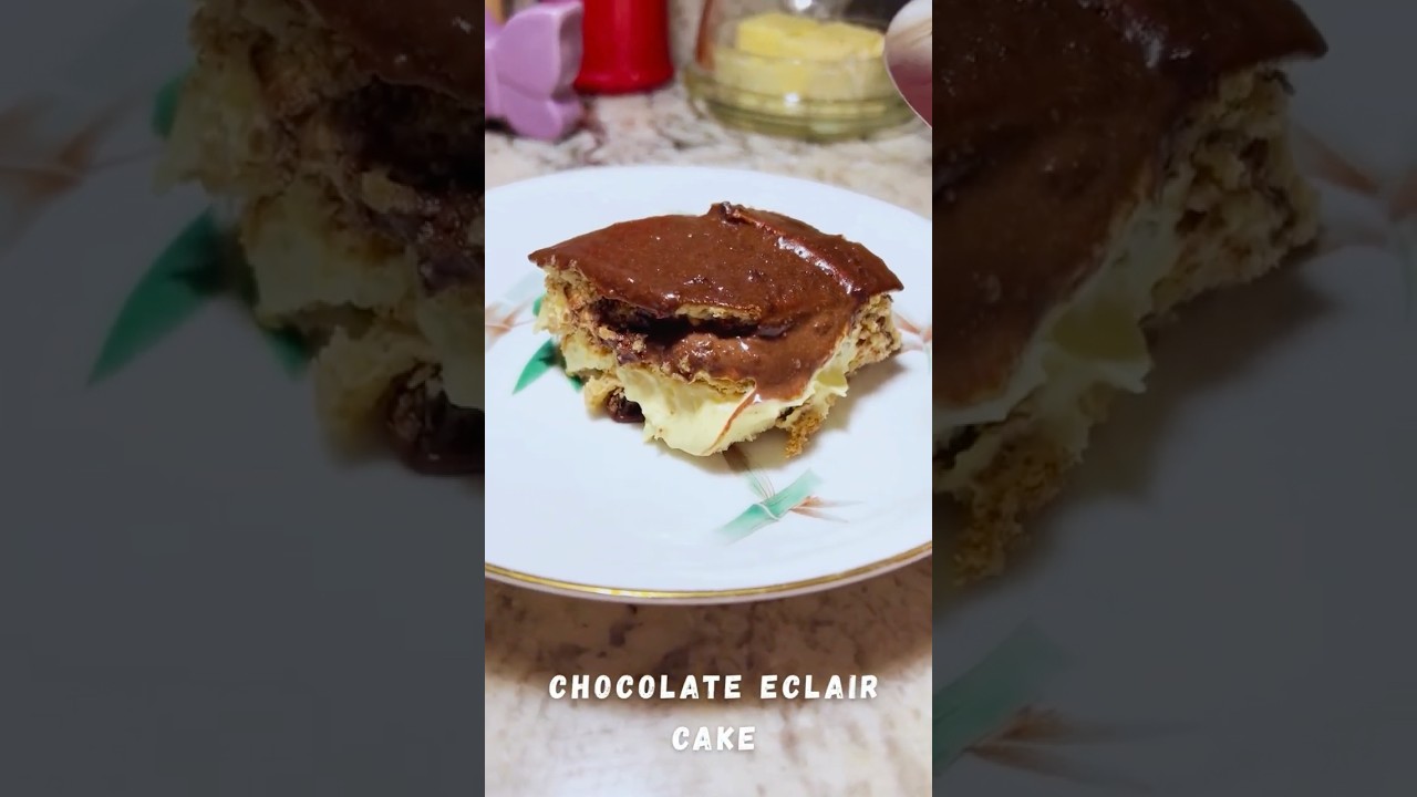 Chocolate Eclair Cake (No-Bake)