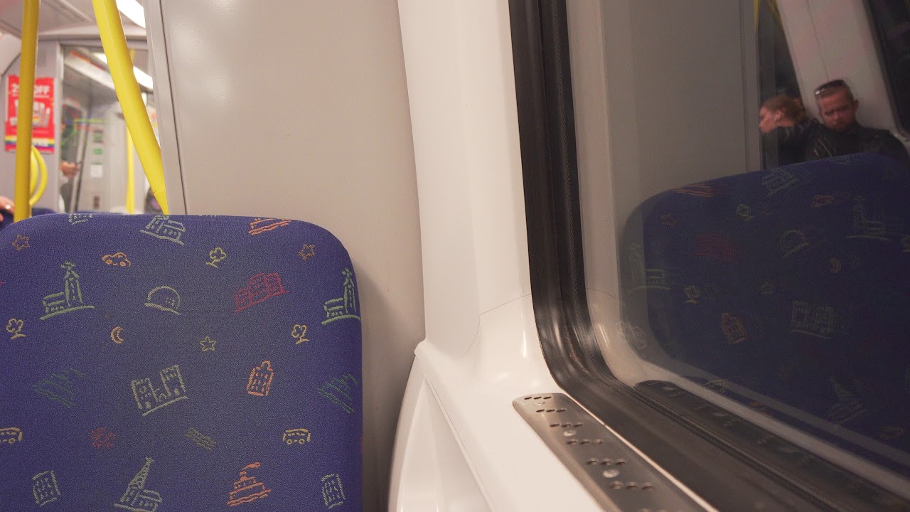 Sweden, Stockholm, subway ride from T-Centralen to Alvik