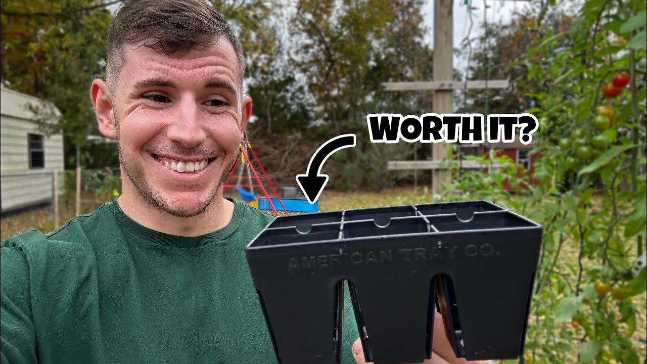 Epic Gardening 6 Cell Seed Trays First Sowing!