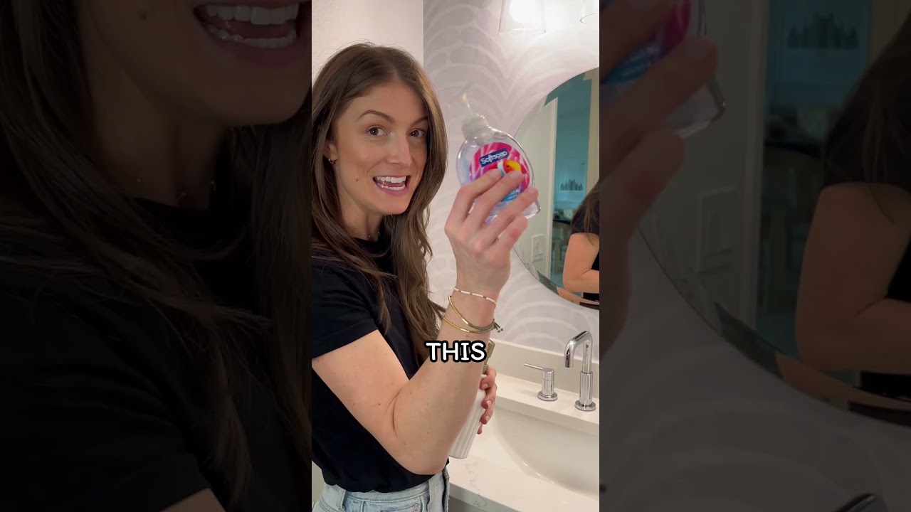 How To MAKEOVER A Bathroom For UNDER $100 Using Inexpensive Items From Target! #shorts