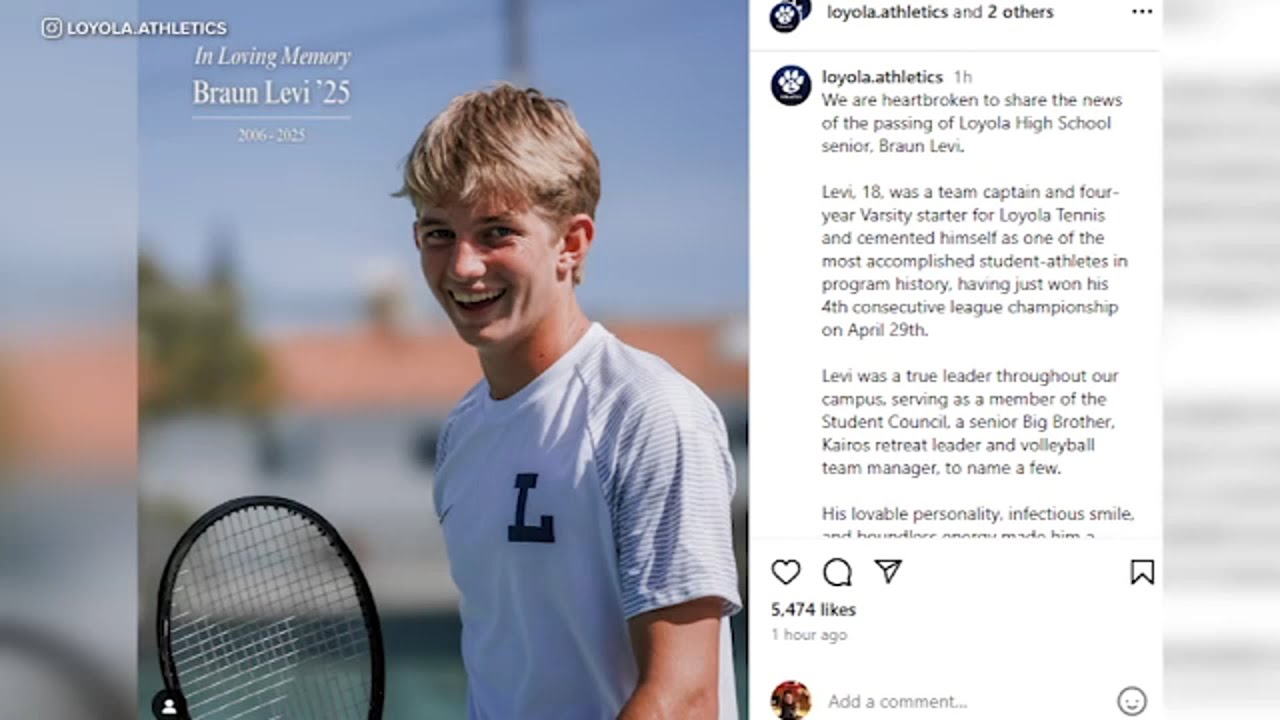 High school tennis star killed by suspected drunk driver in Manhattan Beach, police say