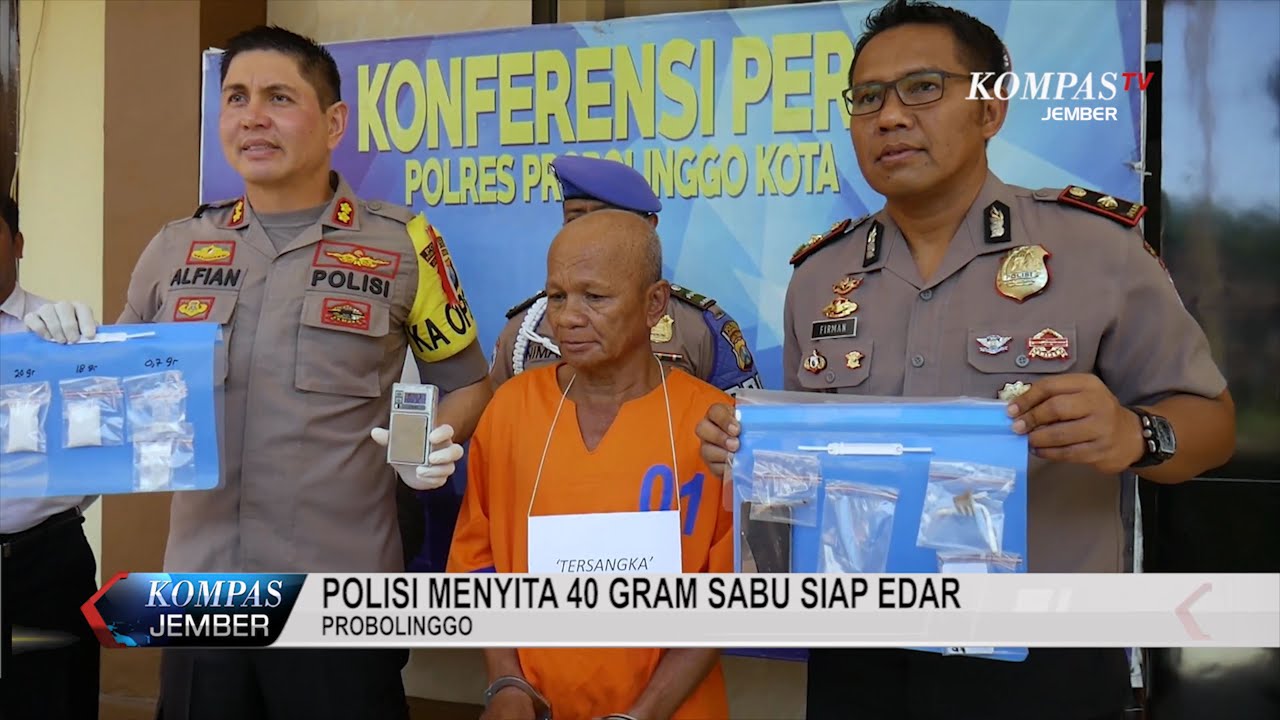 Seorang Kakek Menjadi Bandar Sabu Lintas Kota di Jawa Timur