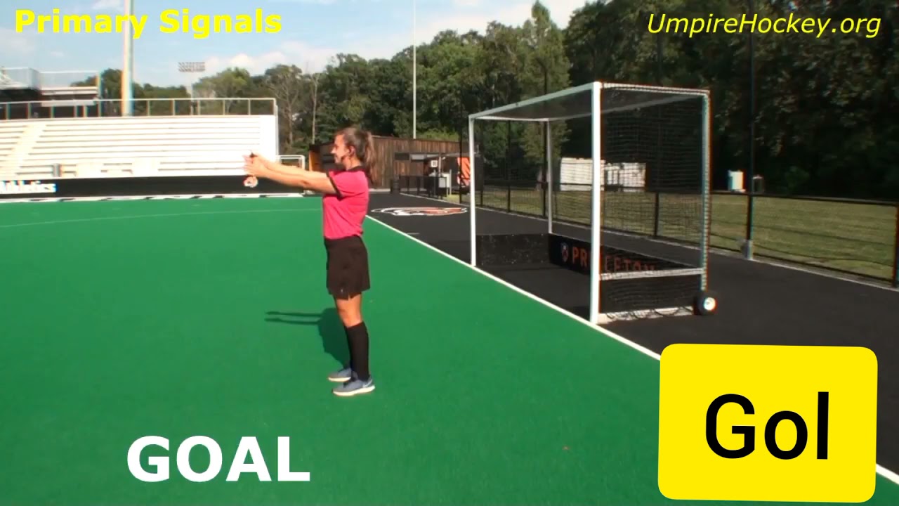 Señales del Arbitro de Hockey