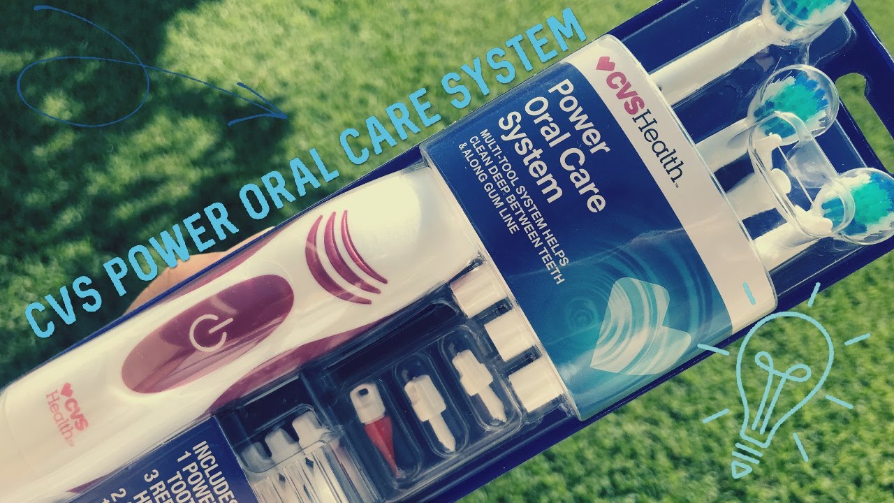 CVS electric toothbrush- change attachments