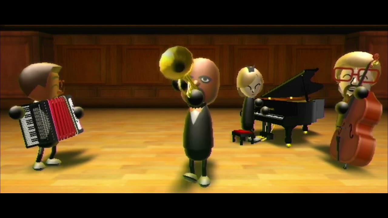 It's the one song from kingdom hearts, but someone modded it into Wii Music