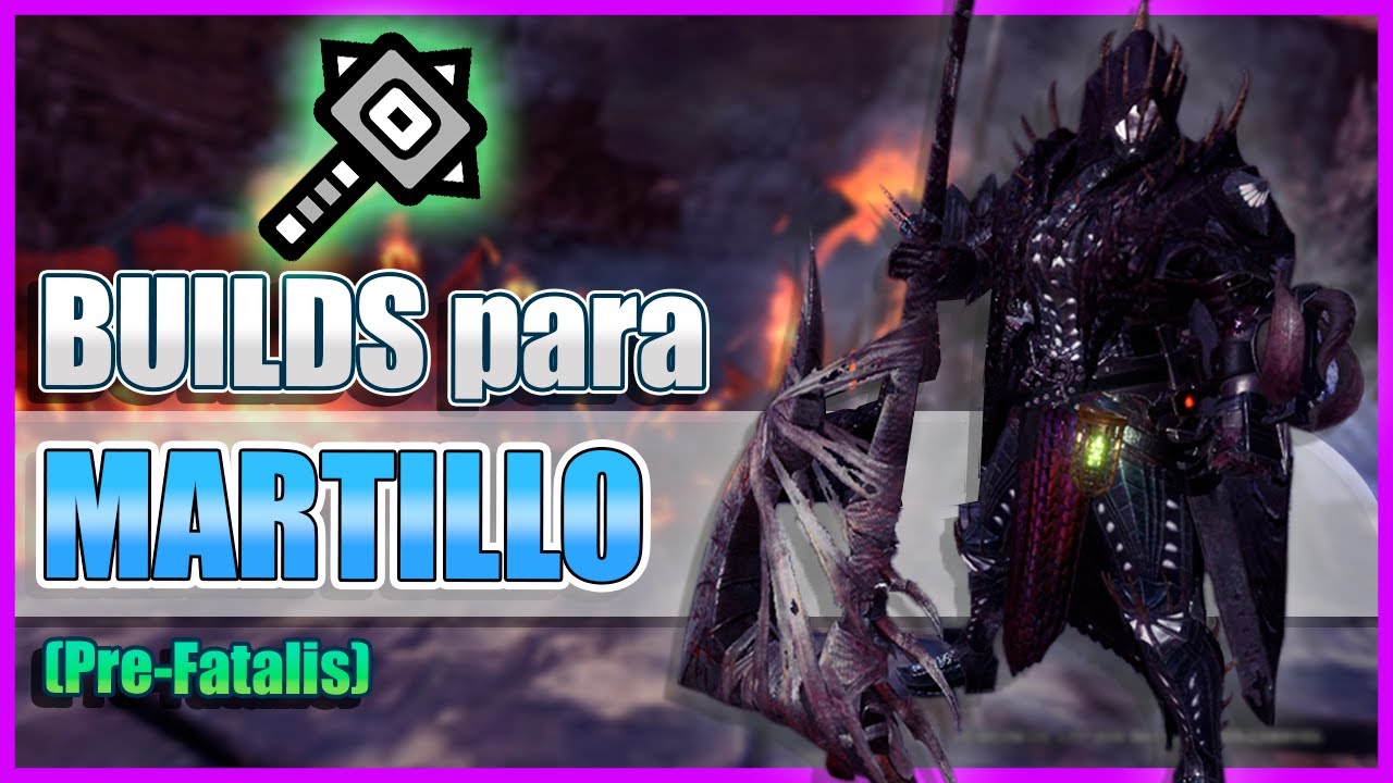 Las MEJORES BUILDS para MARTILLO (Pre-Fatalis) | MHW: Iceborne