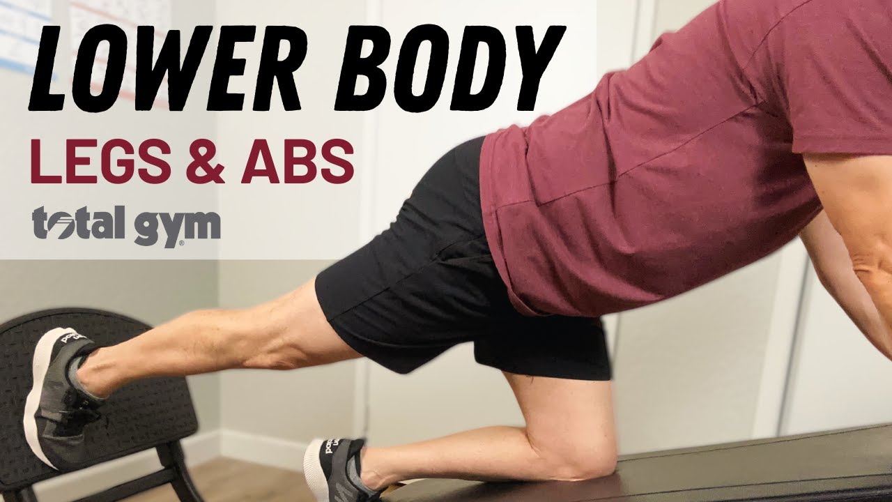 Stronger Legs & Abs in 6 Super Sets | Total Gym Lower Body Workout