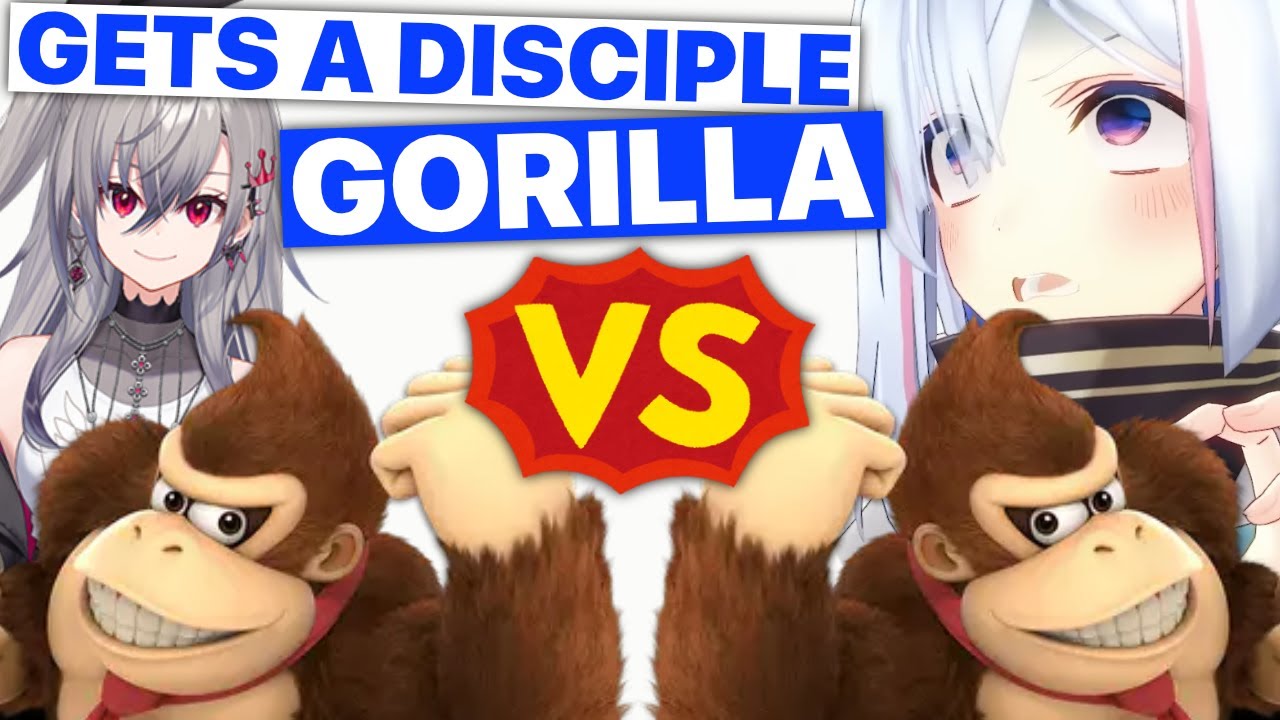 Kanata Gets A Gorilla Disciple Named Riona (Miko, Marine / Hololive) [Eng Subs]