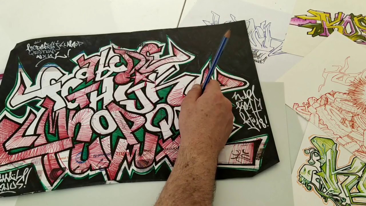 [MIX'ART] Tutoriel - : Apprendre le lettrage avec l'artiste ANTU