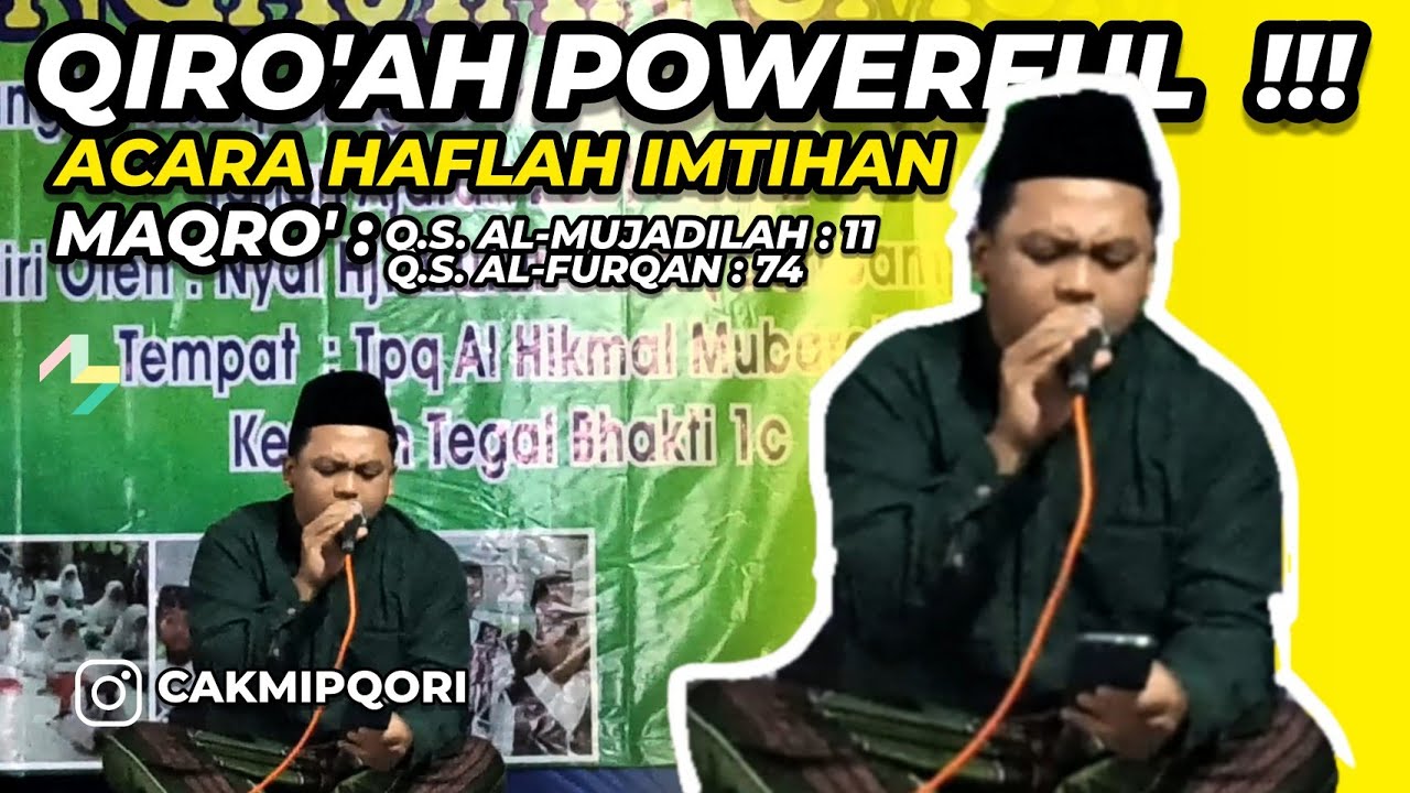 QIRO'AH ACARA HAFLAH IMTIHAN - Muhammad Miftachudin