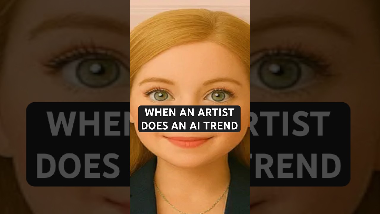 when an artist does an AI trend&hellip;#shorts #art #doll